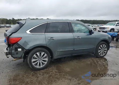 2015 Acura Mdx Technology from USA, damaged, VIN 5FRYD4H44FB021853